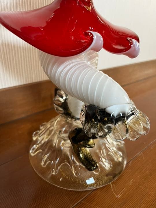 ベネチアン　ガラス製　2燈燭台