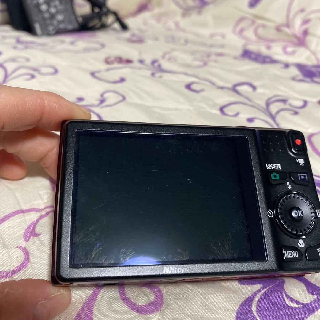 Nikon COOLPIX S6200 レッド♢説明書&充電アダプター付き