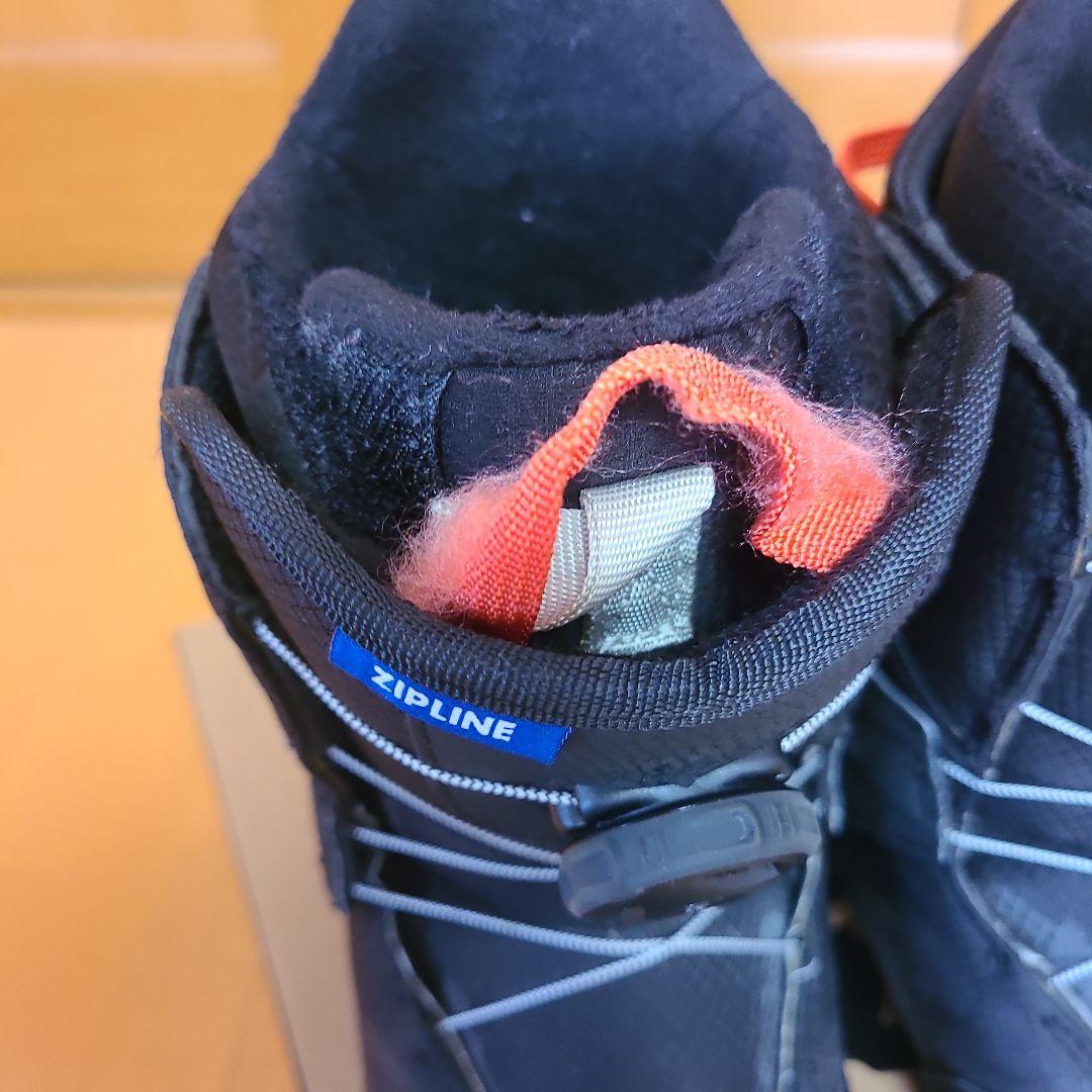 値下げ　BURTON ZIPLINE スノーボードブーツ ブラック　23センチ