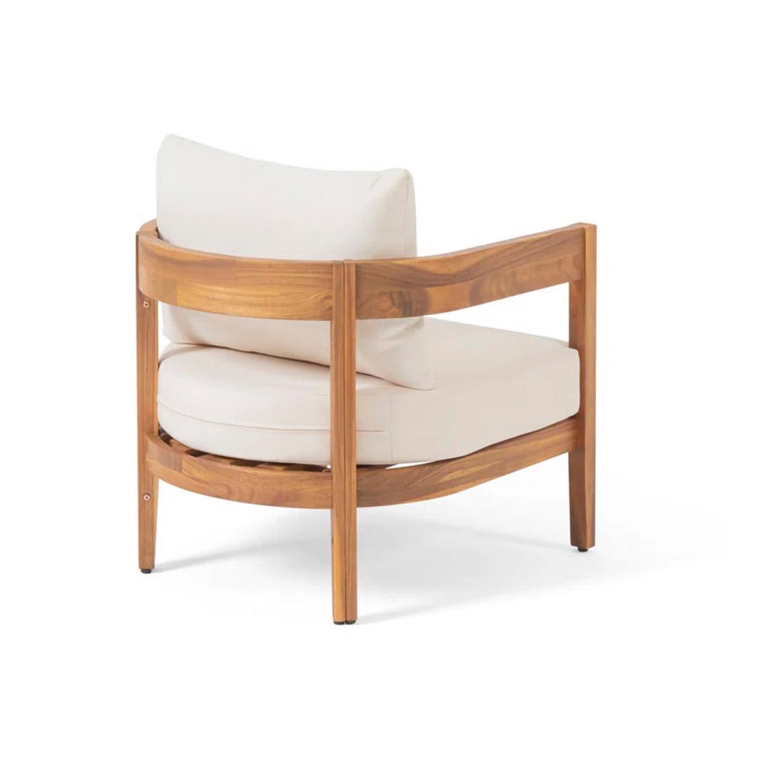 ガーデンファーニチャー 3点セット 天然木 屋外用 肘掛け ソファ ガーデンフ