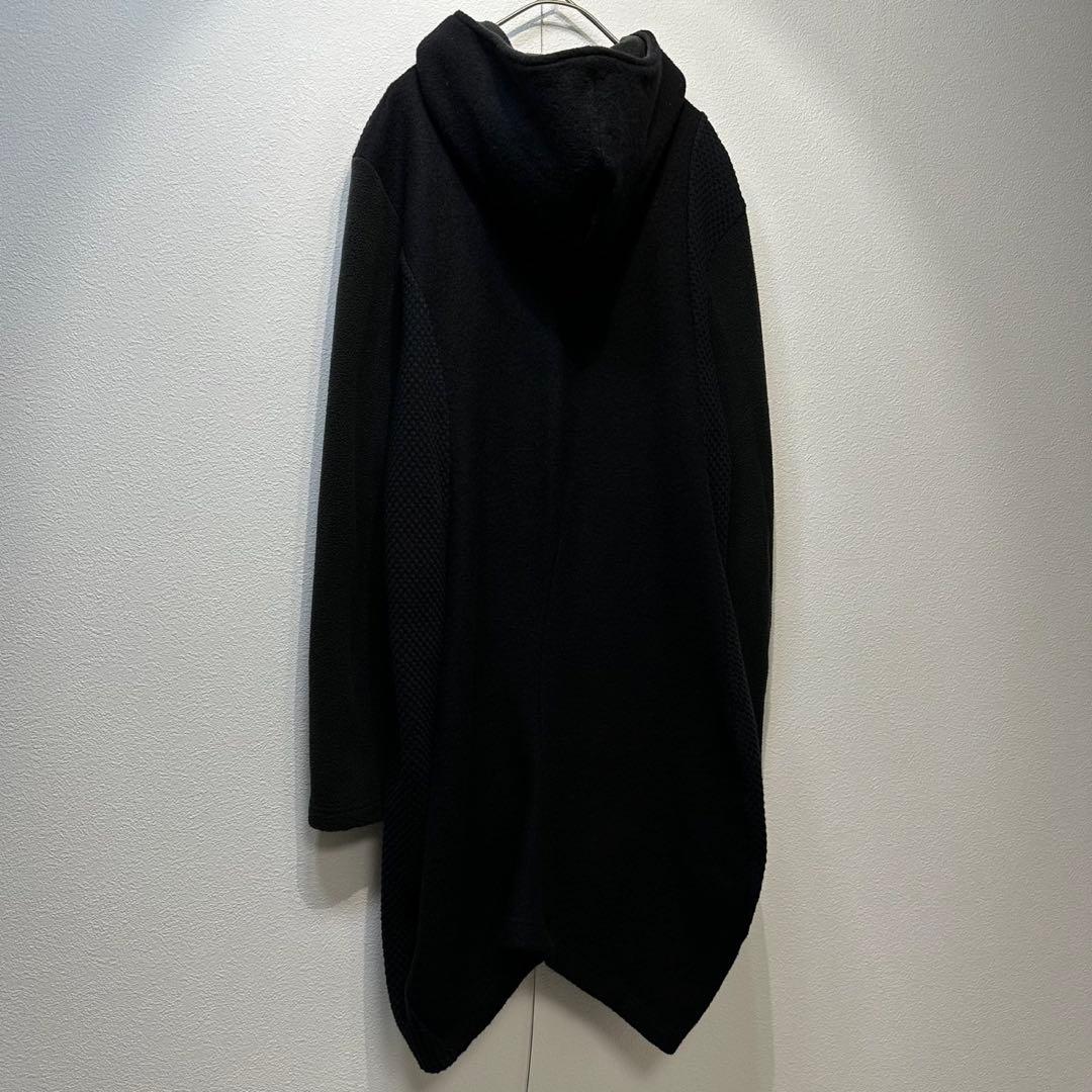 希少 美品 gomme ウール アシンメトリー ドッキング デザイン コートM