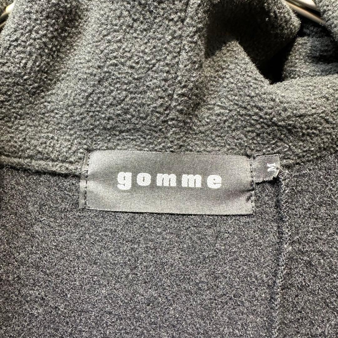 希少 美品 gomme ウール アシンメトリー ドッキング デザイン コートM