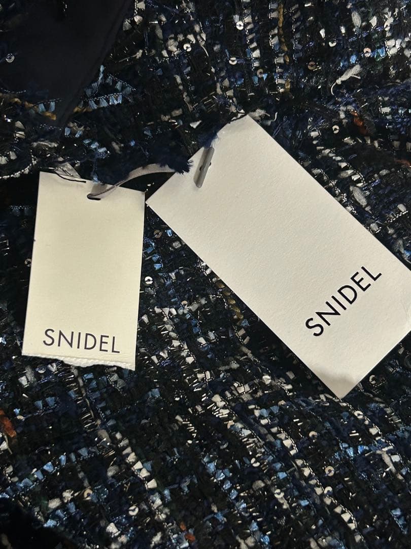 SNIDEL ツイードミニワンピース
