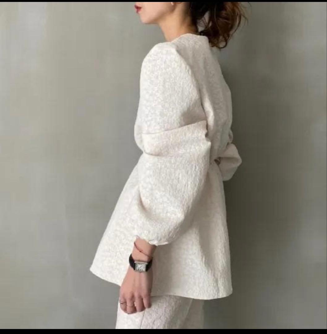 オケージョン！HOWDY. ジャガードブラウス&パンツ