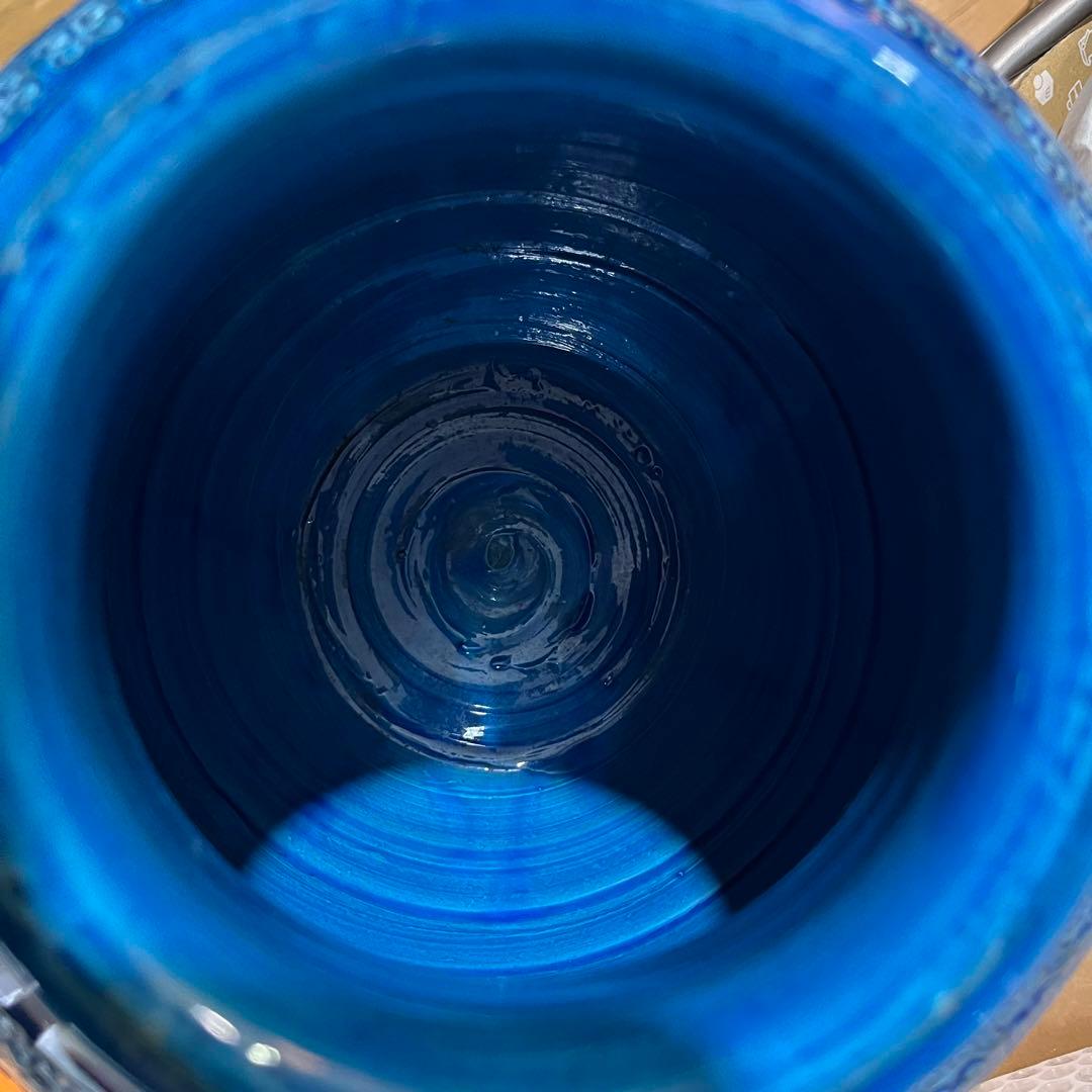 ビトッシ　リミニブルーフラワーベース　フラビア　　フラワーベース　イタリア