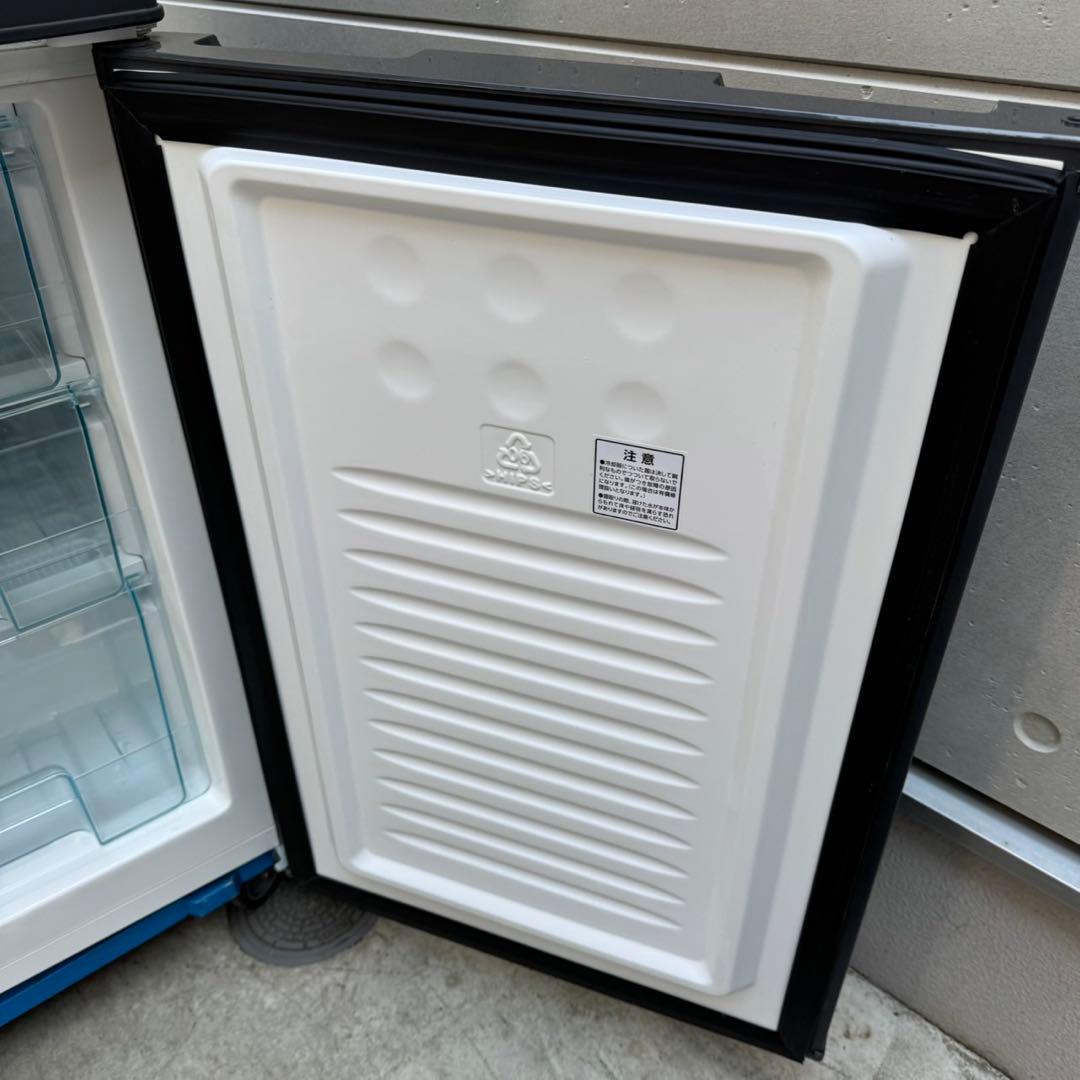 137⭐️2021年製★アイリスオーヤマ　冷蔵庫　ブラック　黒　一人暮らし
