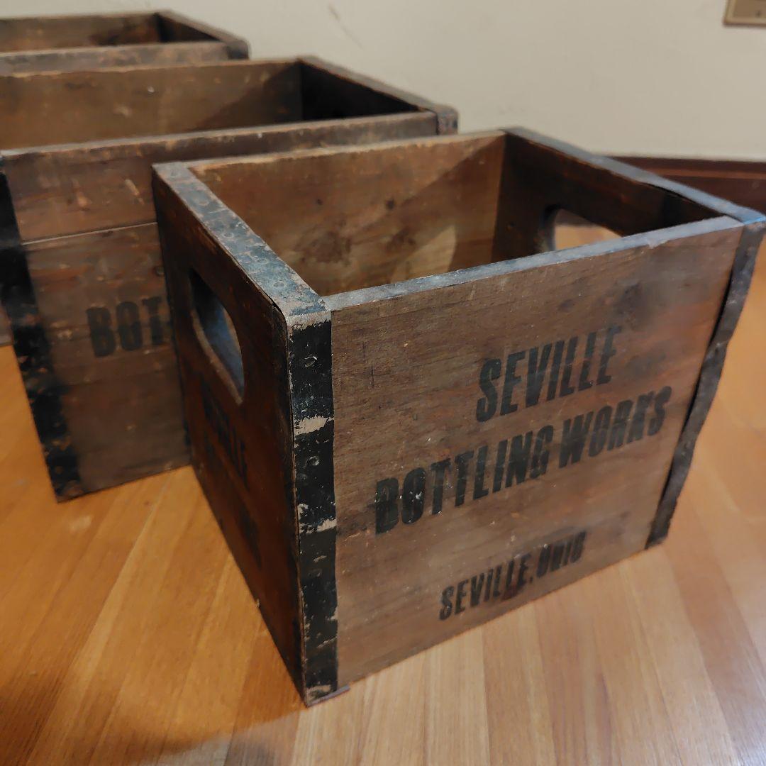 アンティーク 木製ボックス 3個セット