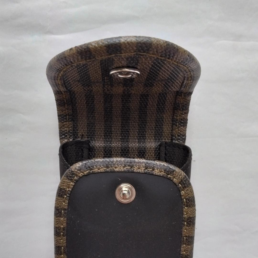 FENDI　黒　ブラウン　マルチケース　シガレットケース　たばこケース　煙草