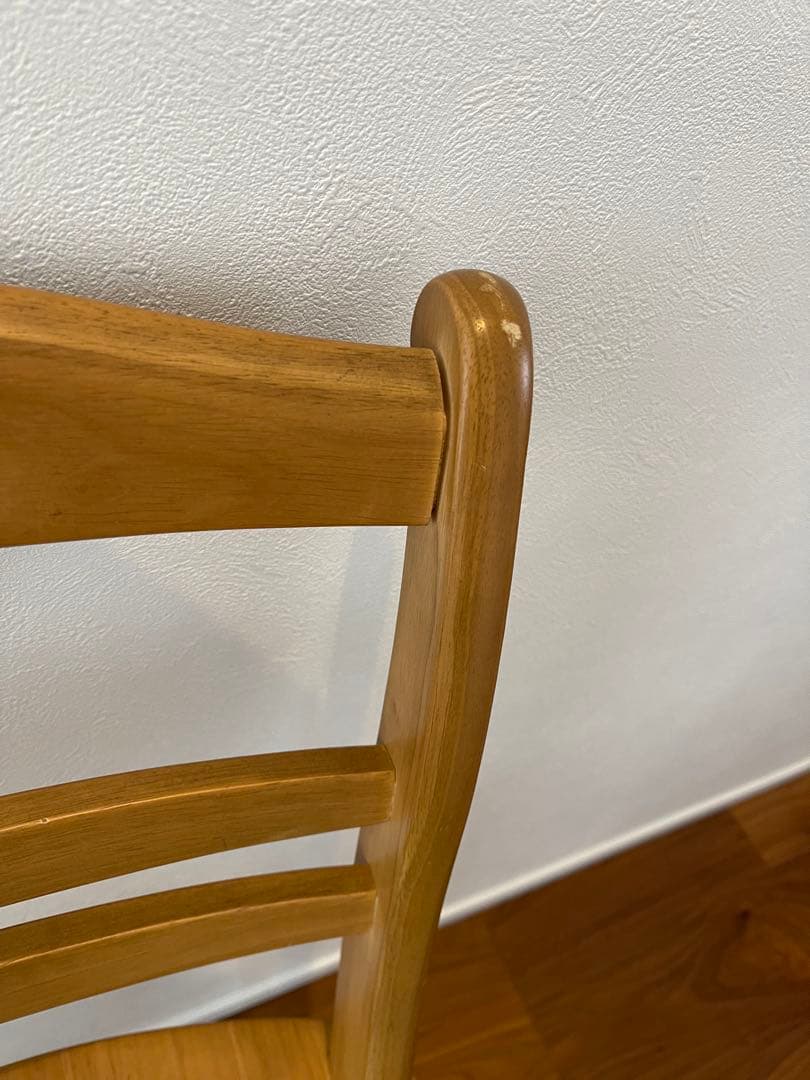 松田家具　木製 ダイニングチェア ナチュラル シンプルデザイン椅子　アンティーク