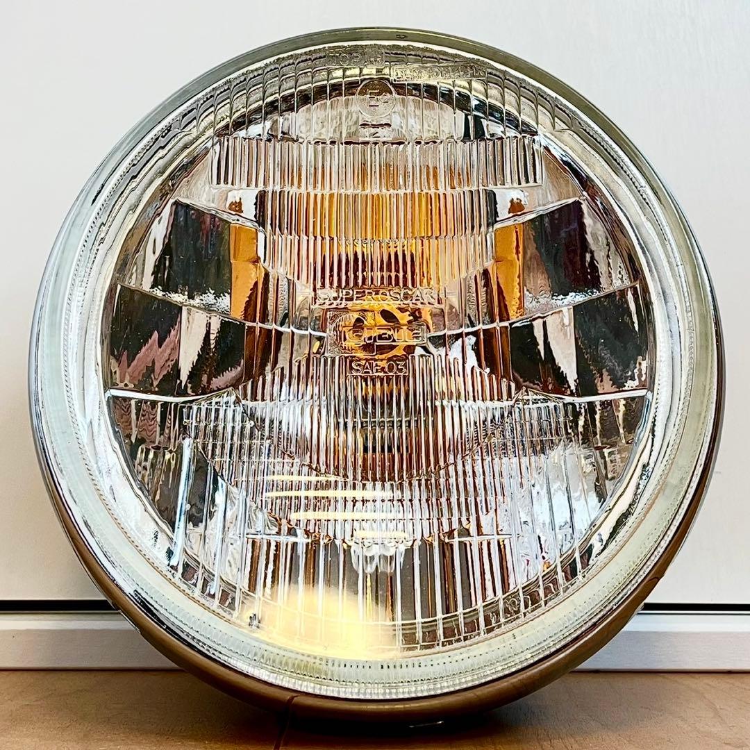 当時物 シビエ 凹み ヘッドライト 美品 CIBIE マーシャル