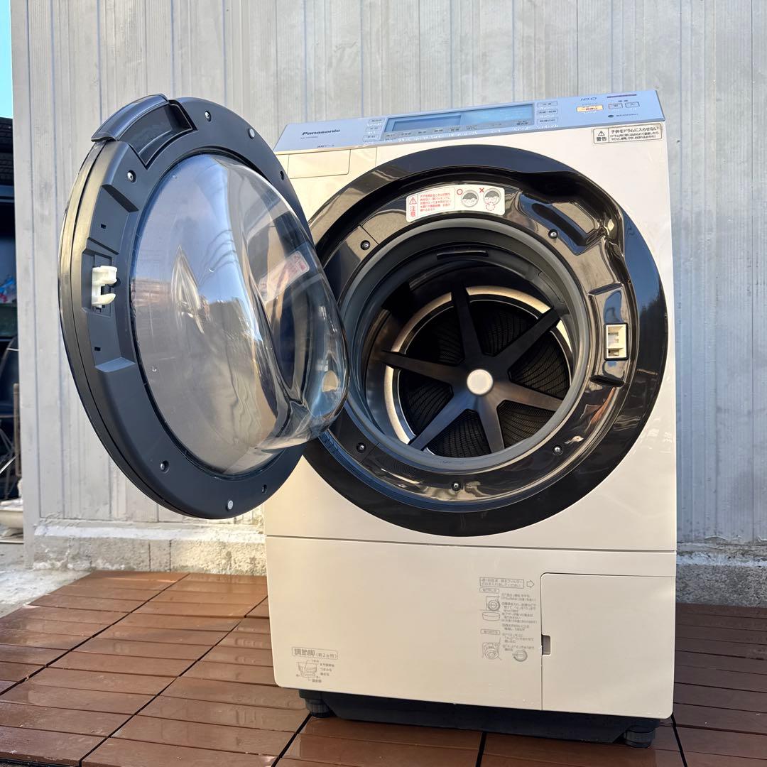 Panasonic ドラム式洗濯乾燥機 10kg エコナビ搭載 希少カラー