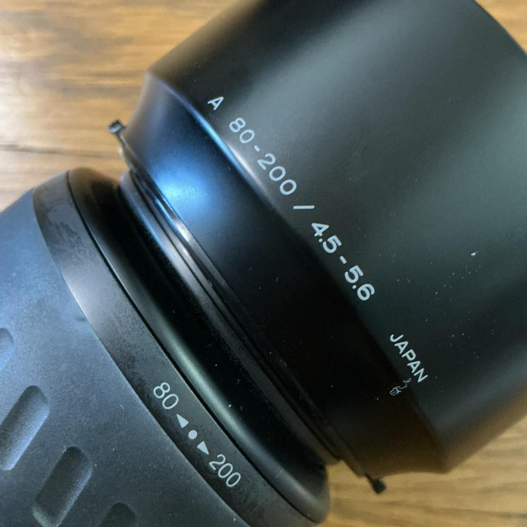 フィルムカメラ一眼レフ　ミノルタMINOLTA α3xi ズームレンズ2本つき