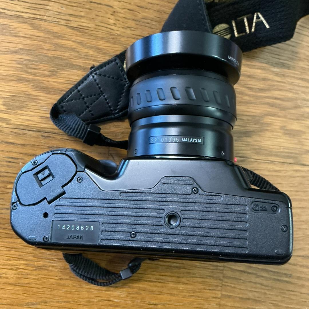 フィルムカメラ一眼レフ　ミノルタMINOLTA α3xi ズームレンズ2本つき