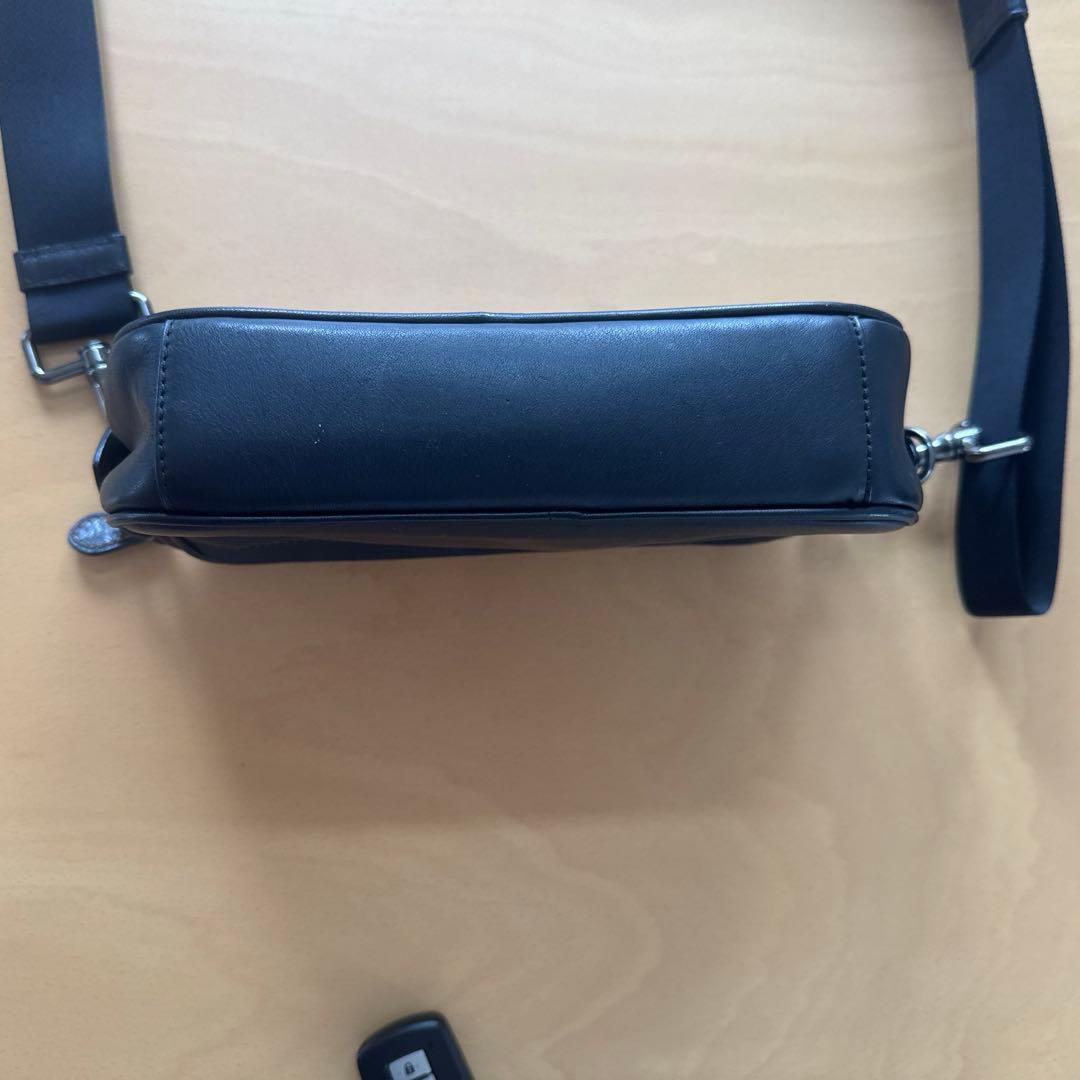 【COACH】グラハム　カメラバッグ　ショルダーバッグ　レザー 黒