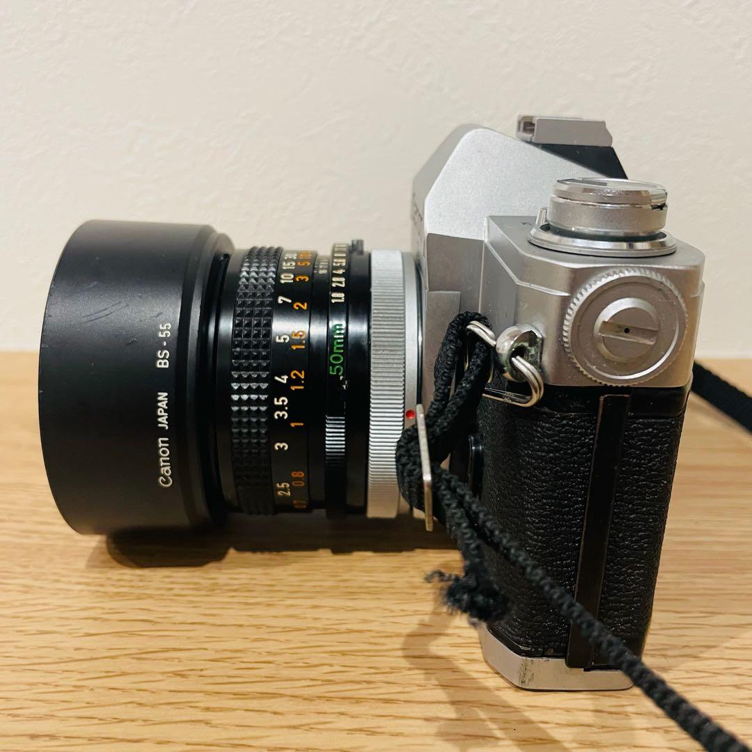 CANON キヤノン FTb ボディ シルバー FD 50mm フィルムカメラ