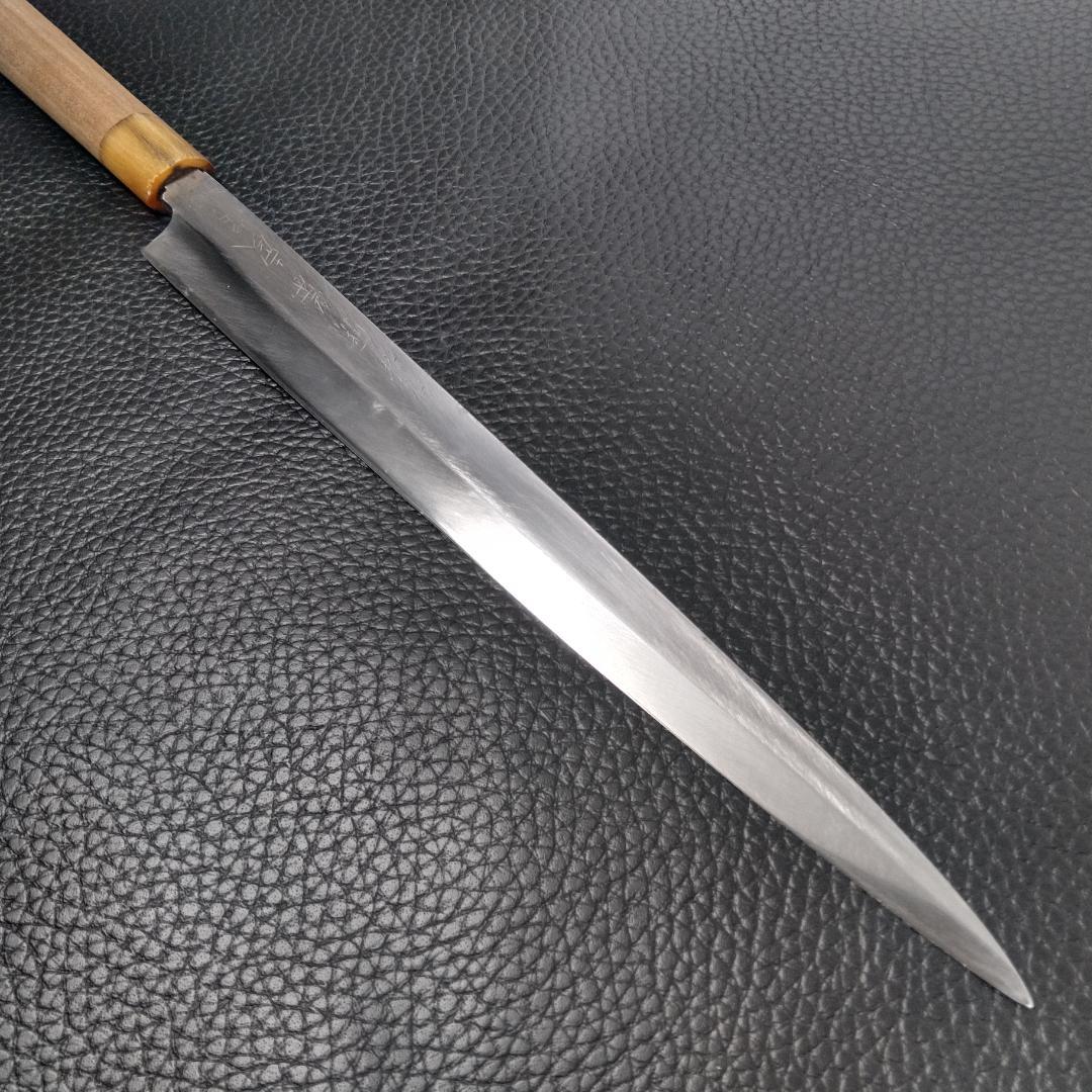 堺泉州 源菊虎 刺身包丁 柳刃包丁 極上 右利き用 全長430㎜