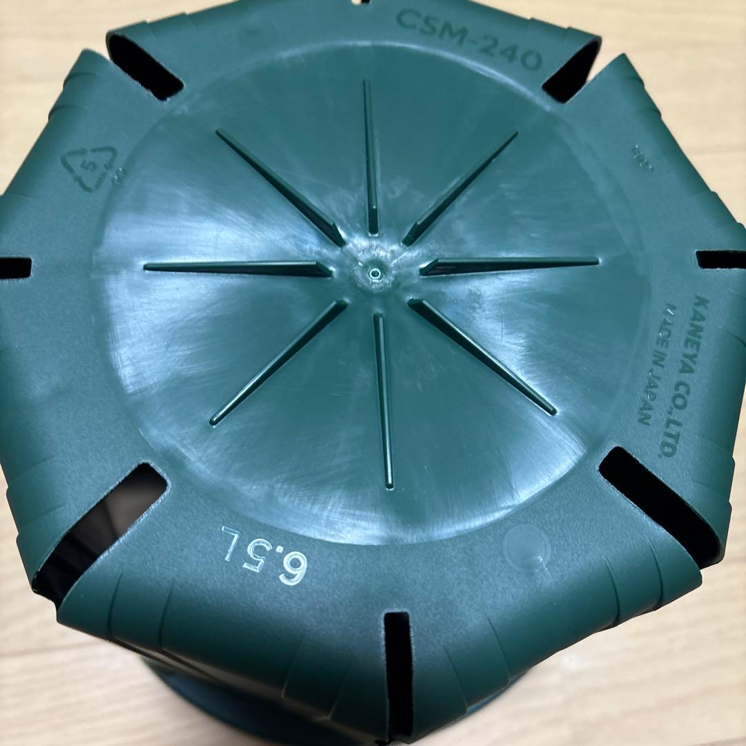 兼弥産業　スリットポット　24cm CSM-240 モスグリーン　59個入り