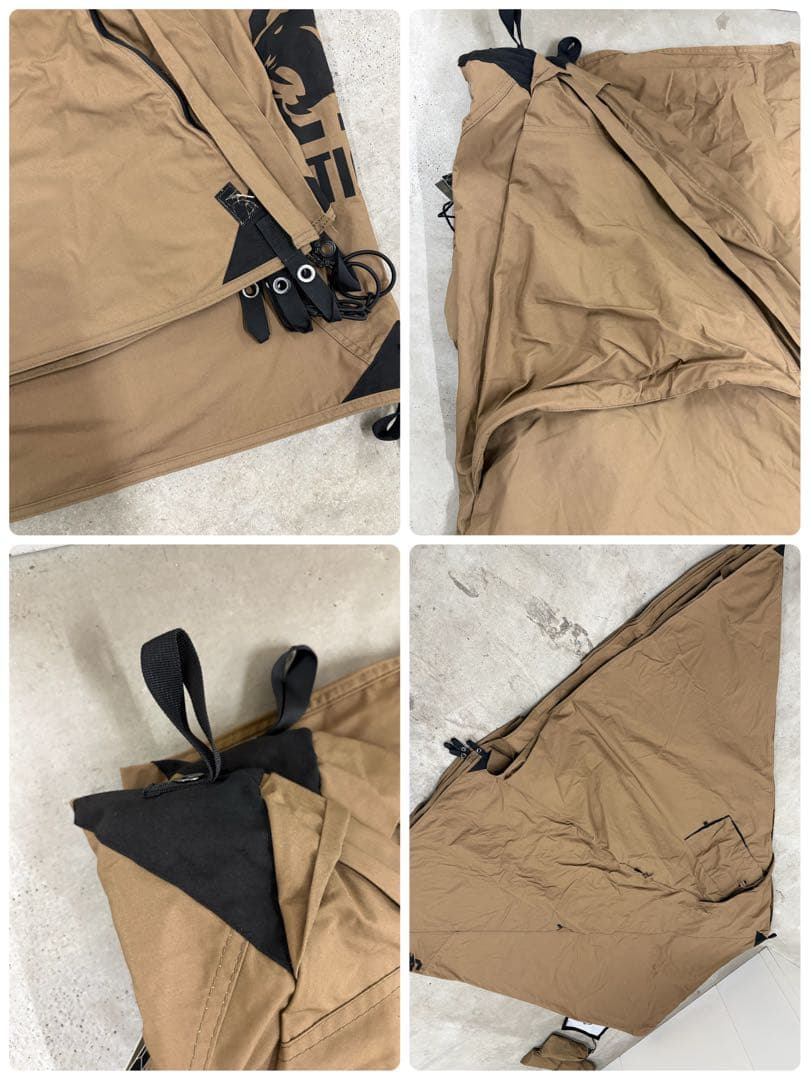 ワンティグリス ロックシールドTC 前幕セット／TC素材／焚き火対応