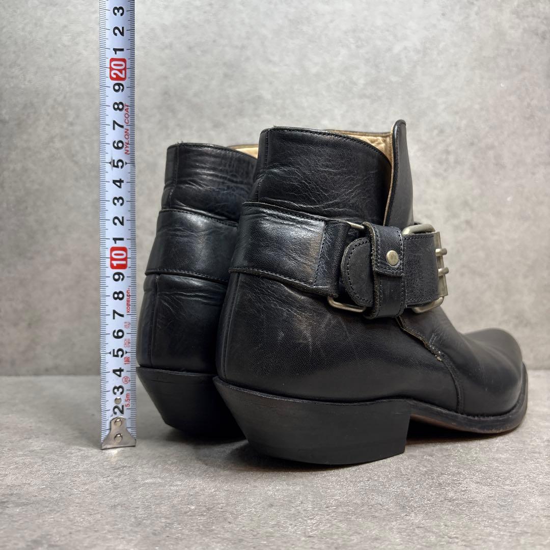 極美品！SANCHO サンチョ　スペイン製　ウエスタン　本革　ショートブーツ