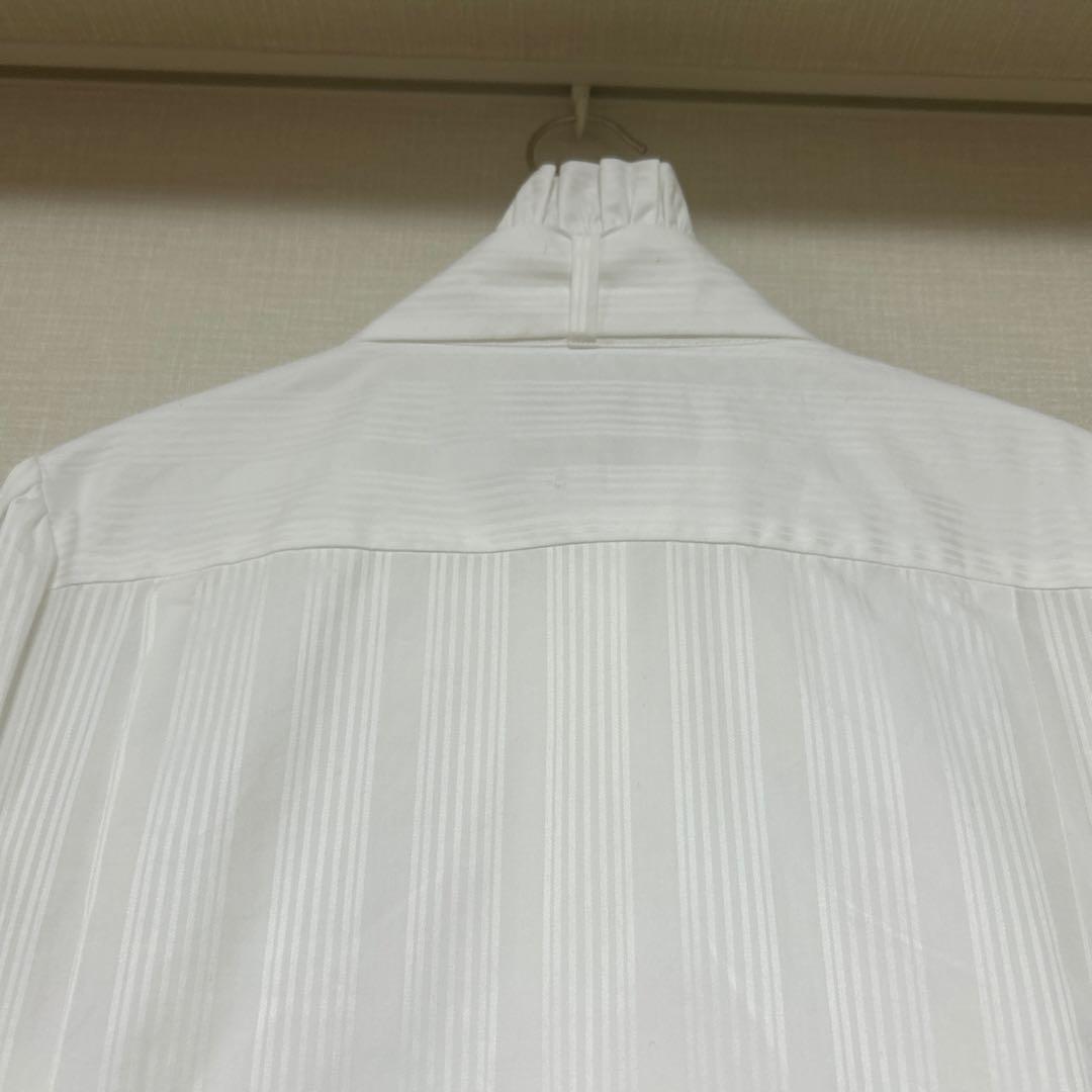 美品2025AW ヴィヴィアンウエストウッド ORBジャガードフリルボウシャツ