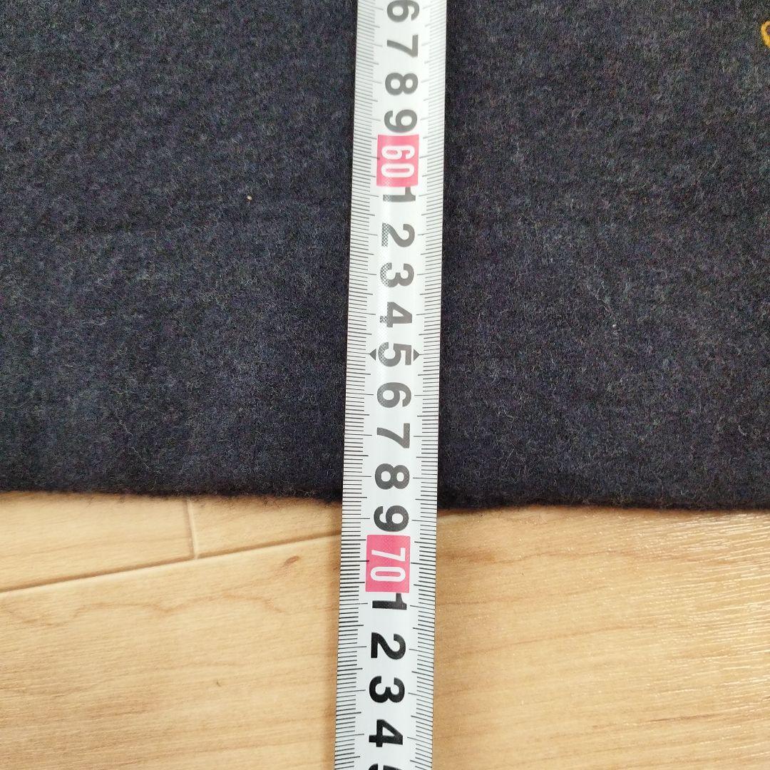 【115】45R　フロート縮絨　フリル ウール　ニット セーター お花　長袖