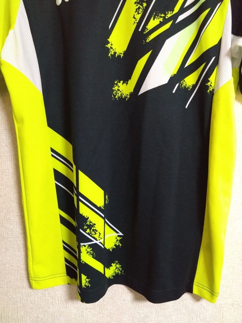 YONEXヨネックス ブラックイエローゲームウェア