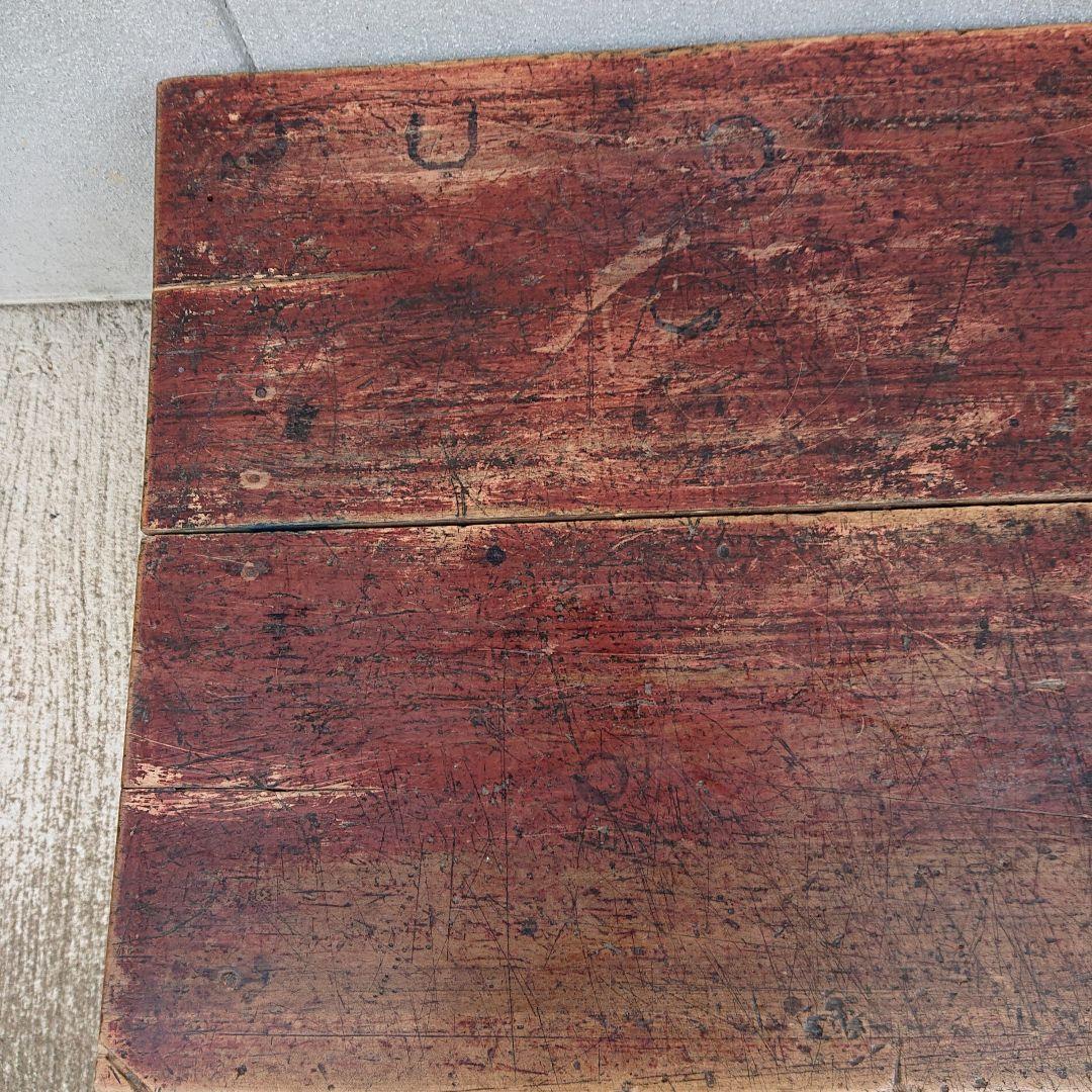 アンティーク レトロ 木製文机 古民家 大正 昭和