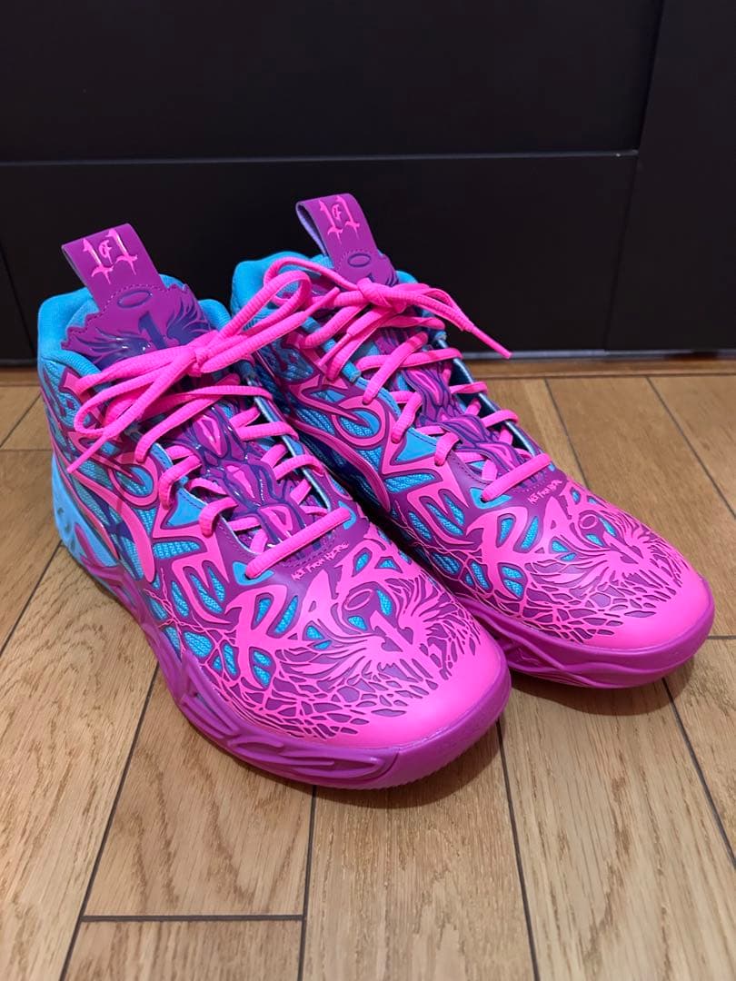 プーマPUMA バッシュ IRIDESCENT HORNETSラメロ・ボール美品