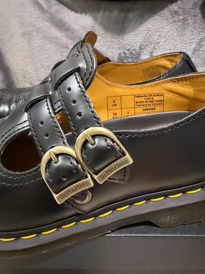 Dr. Martens AW006 ブラック ローファー(24cm)