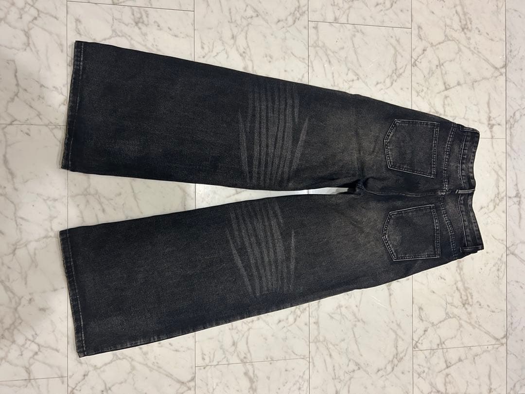 ブラック　バギーデニム Asapmode ストリート　y2k M