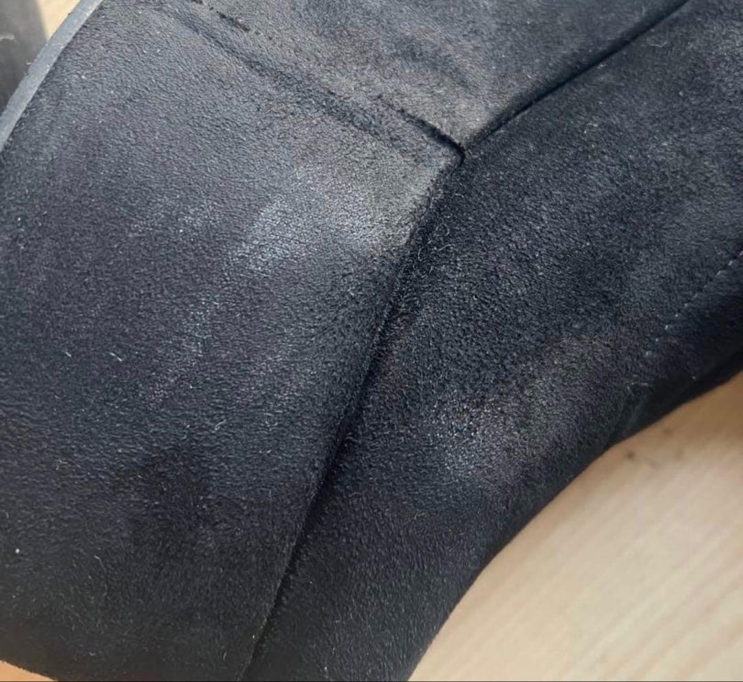 LIP SERVICE プラットフォームスクエアミドルブーツ L