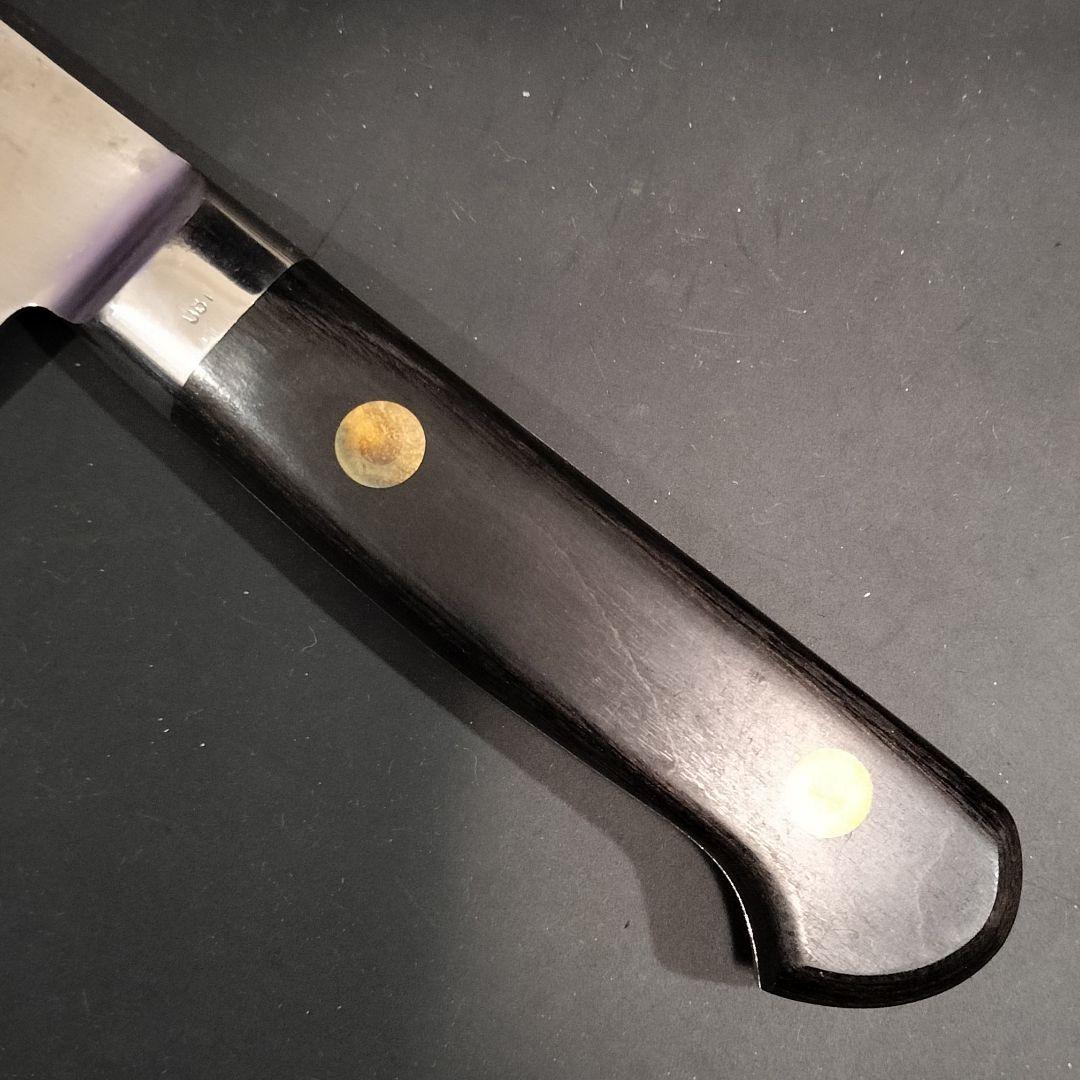 ミソノスウェーデン鋼 ツバ付 骨スキ大 No.145 165mm 研ぎ済み