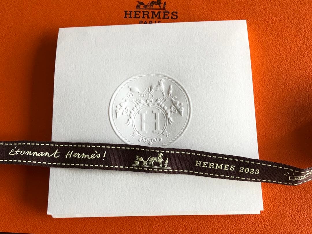 【値下げ】エルメス　箱　インザループ18 ショッパー付き