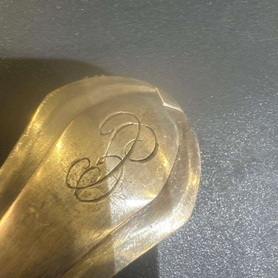 1900アンティークChristofle銀フォークと銀スプーンのセットアールデコ