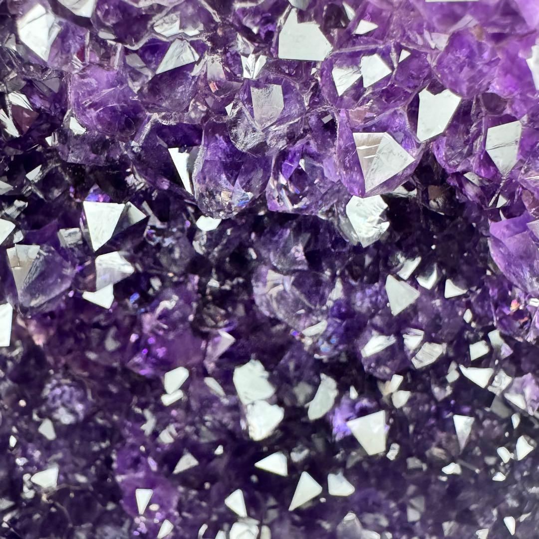 G-132アメジストクラスター ドーム 原石 天然石 パワーストーン　聚寳盆型