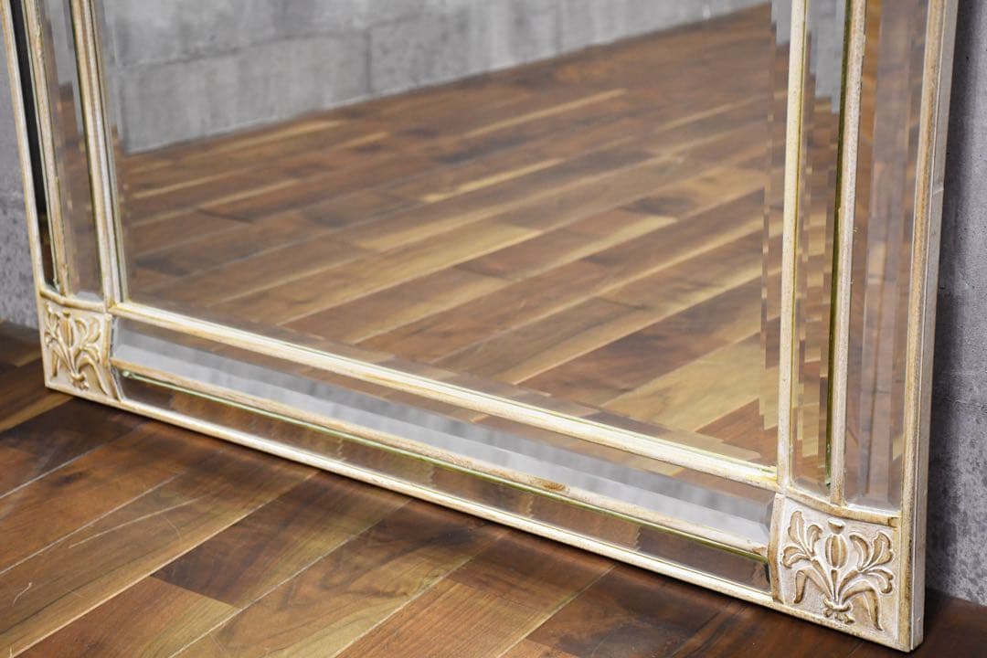 EGC88 イタリア製 チェリーニ・ジョヴァンニーニ ウォールミラー 木彫刻