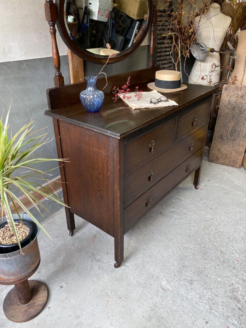 イギリスビンテージ ドレッシングチェスト