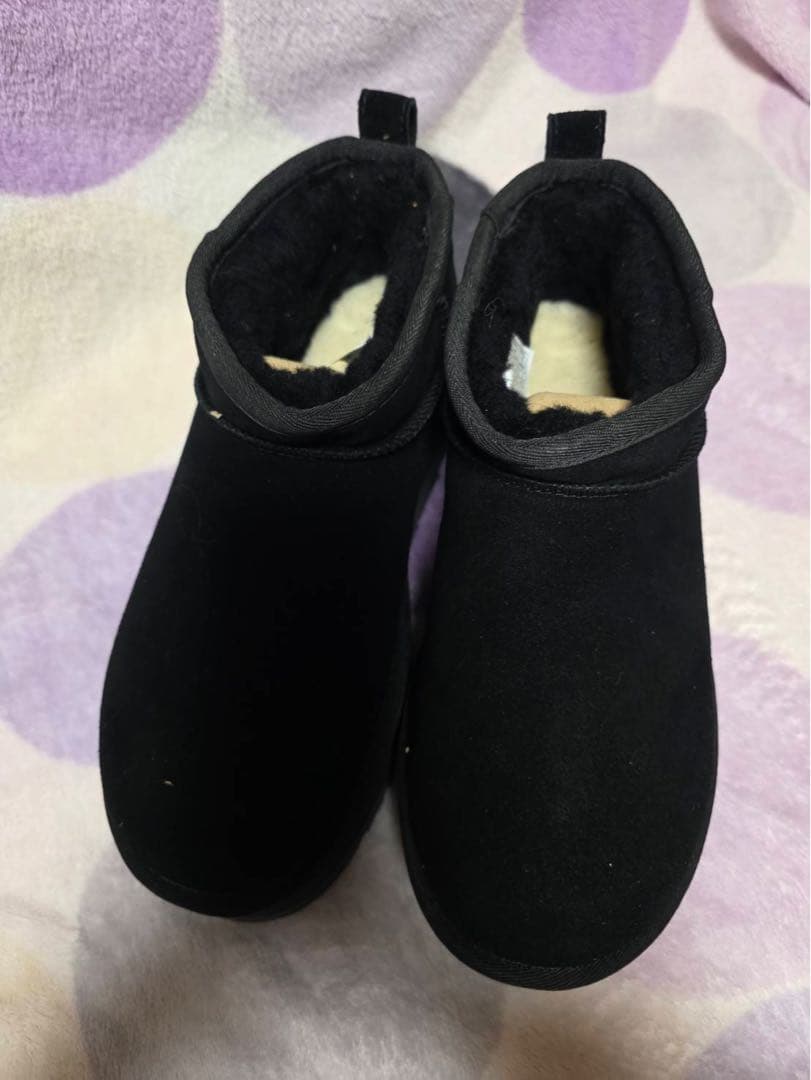 アグ ムートンブーツ レディース ショートブーツ スウェード 厚底