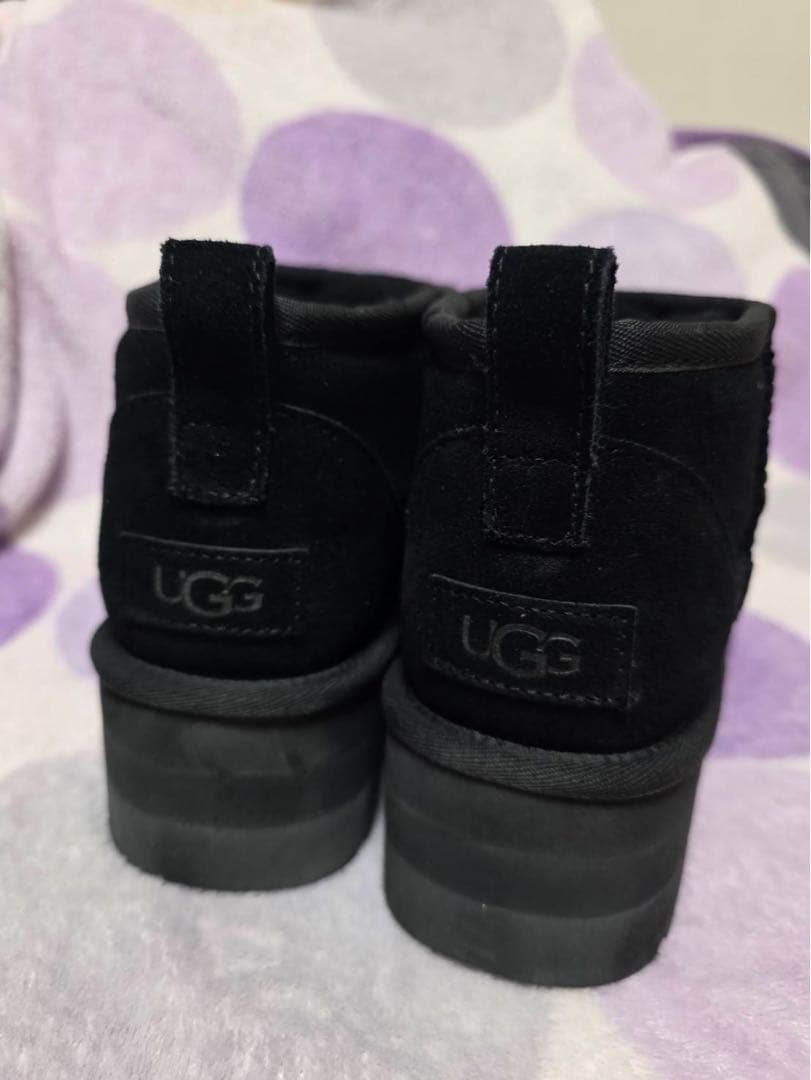 アグ ムートンブーツ レディース ショートブーツ スウェード 厚底