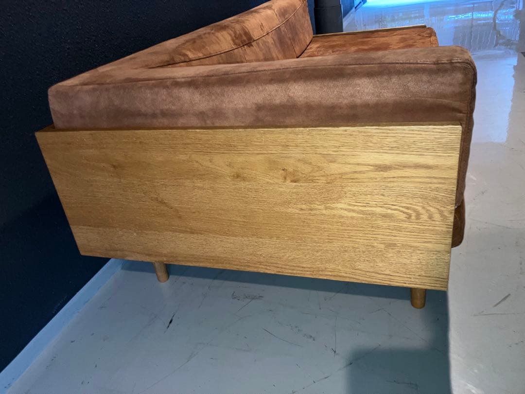 MOMO naturalモモナチュラル 3p MEDIUM デイソファ　片アーム