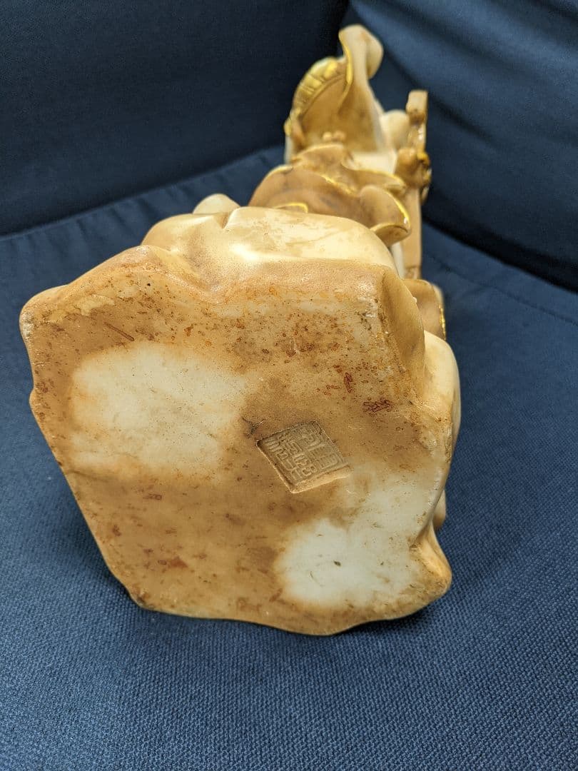 関羽かんう像 三国志 縁起物 財運 骨董品