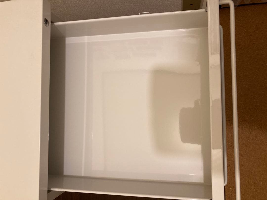 無印スチール製　そで机