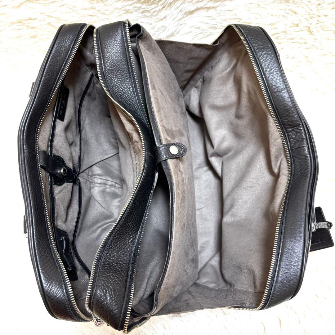 【美品】PELLE MORBIDA MB050 ビジネスブリーフバッグ　2室　黒