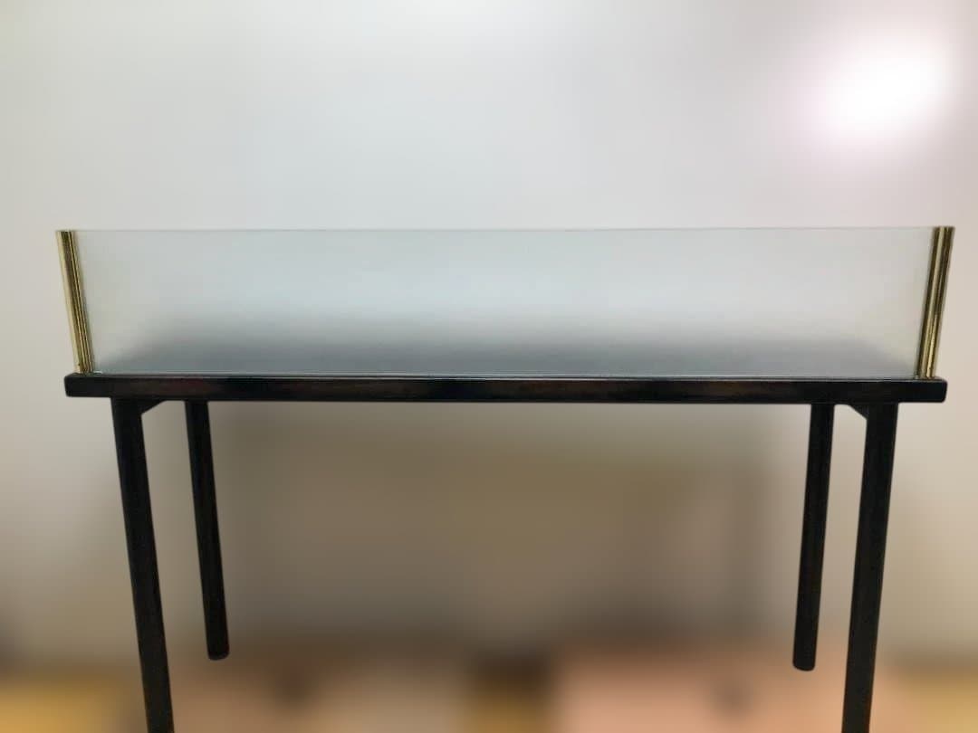 【送料無料】店舗什器 ハイカウンター テーブル ガラス間仕切り 251109