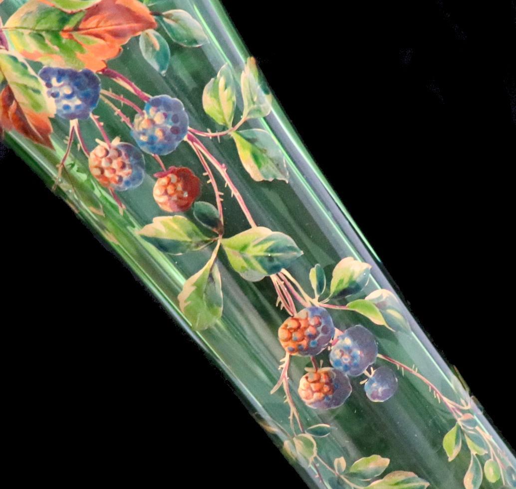 オールド・バカラ 博物館級 1878年 金彩エナメル彩 30cm 大型 花瓶