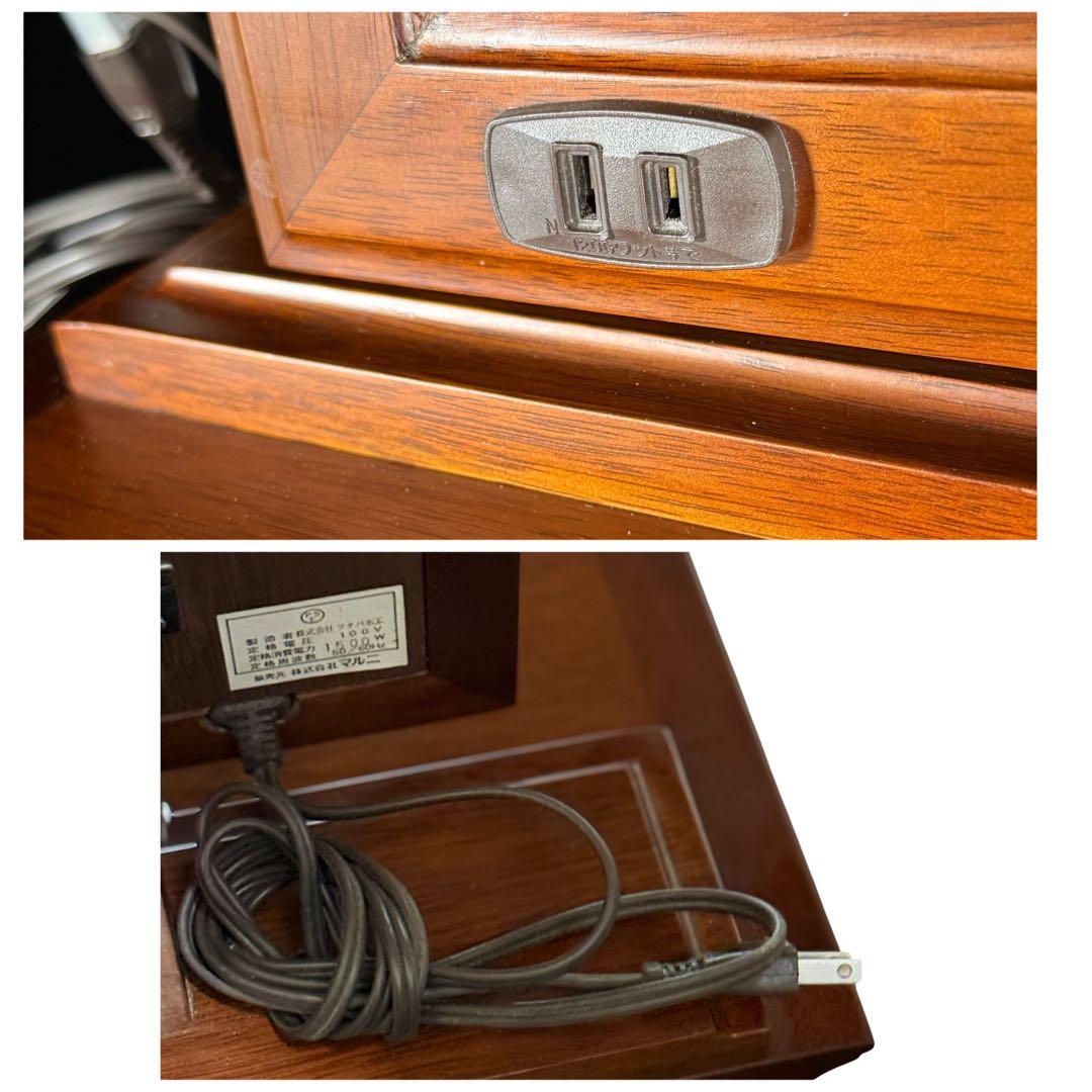 KZ006 マルニ木工　地中海　ドレッサー　椅子付　maruni 鏡台