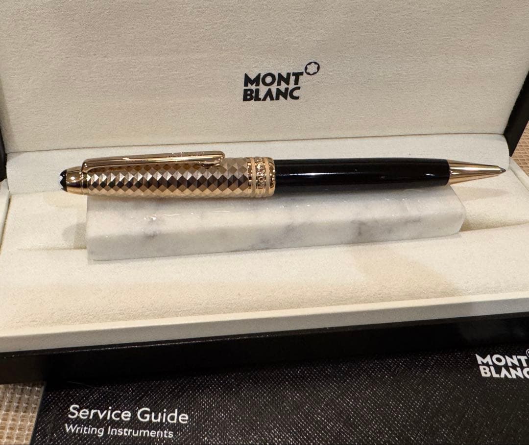 【極美品】モンブラン ボールペン ソリテール ドゥエ ジオメトリック