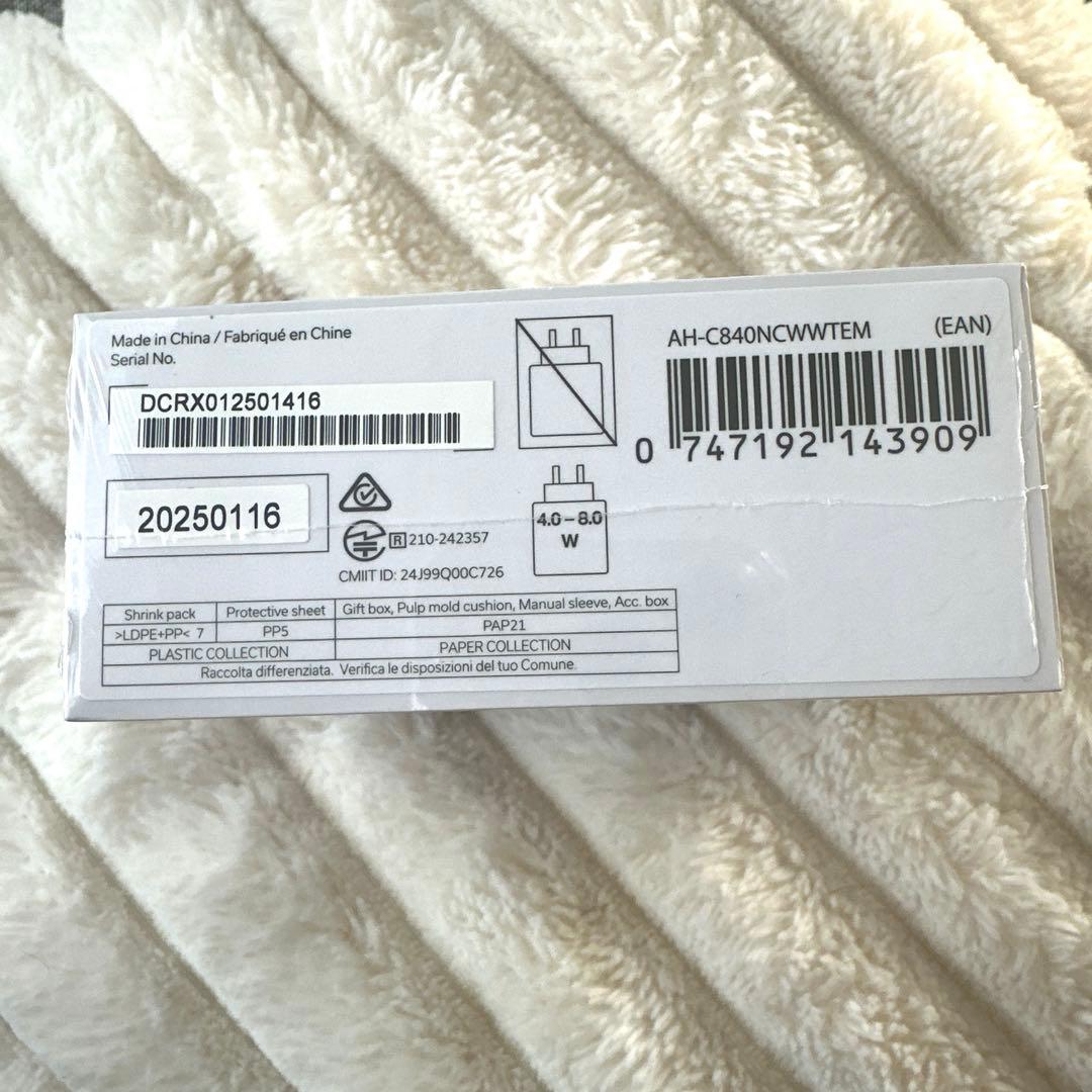 【新品未開封】DENON AH-C840NCW ワイヤレスイヤホン ホワイト