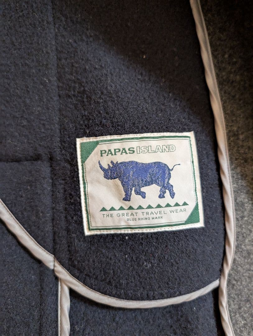 m*︎様 PAPAS  ウールピーコート ダークグレー