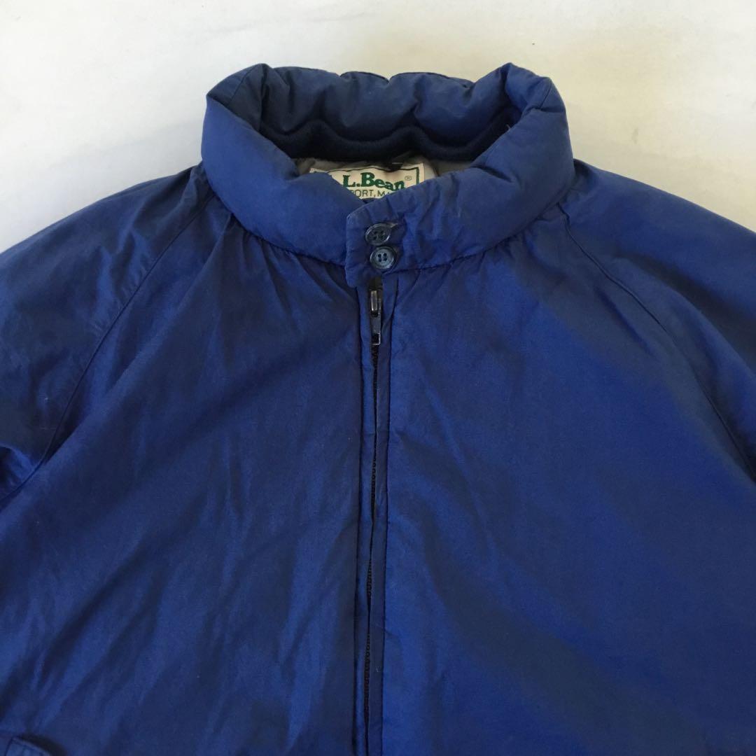 USA製「L」LLBEAN/グースダウン/ハリントンジャケット/G9